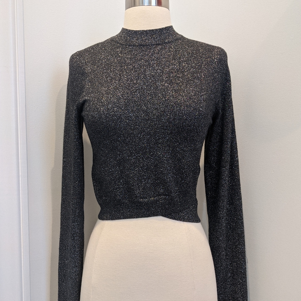 Sparkle Crop Sweater